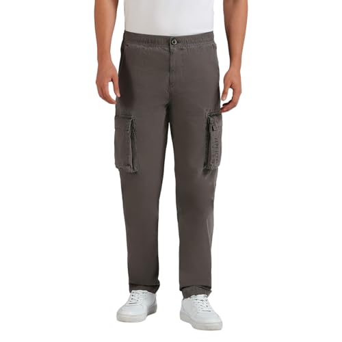 Image of Pepe Jeans Men Cotton Straight Fit Straight Casual Pants