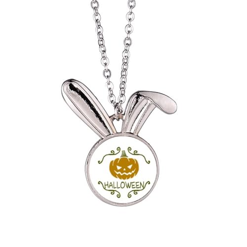 Collier lapin citrouille Halloween : le cadeau idéal pour vos proches