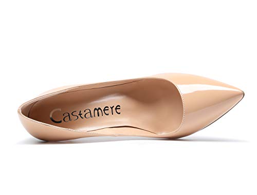 Image of Castamere Womens High Heels Pointed-Toe Slip-on Stilettos Pumps 4Inch Heel Shoes