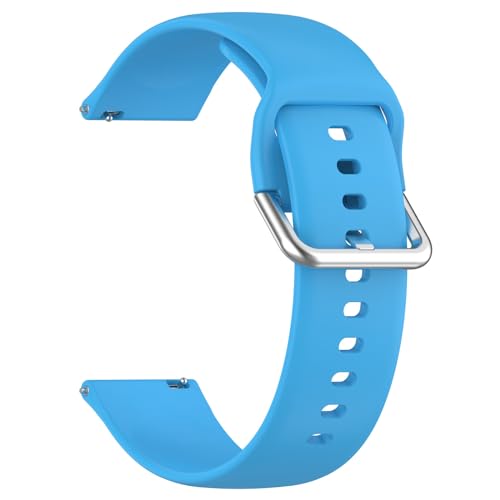 [TRIPLE RIVER] For Amazfit Active 2 �o���h Active2 �x���g �V���R�� �� 20mm �������X�g�o���h For �A�}�Y�t�B�b�g �A�N�e�B�u2(���C�g�u���[)