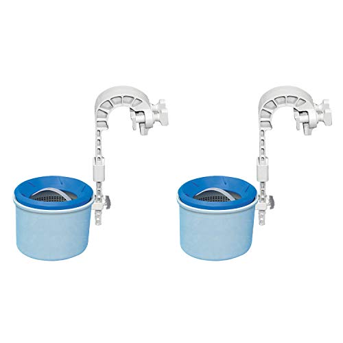 Intex Deluxe Wall Mounted Pool Surface Automatic Skimmer with Removable Strainer Basket for 800+ GPH...