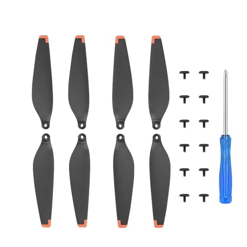 6030F �v���y���A�݊����̂���DJI MINI 4 PRO �Ή��A�h���[�� �E�B���O �����p�v���y�� �u���[�h �t�@�� �h���[�� �h���C�o�[�t�� �X�y�A�p�[�c �A�N�Z�T���[(8PCS Black)