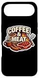 Carcasa para iPhone Air Café Y Carne Carnívoro Paleo Keto Dieta Baja En Carbohidratos Ketogénica