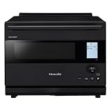 シャープ ウォーターオーブン ヘルシオ ベーシックモデル AX-N1B-B 30L ブラック 1段調理 コンベクション 高性能 センサー まかせて調理 スマホ連携