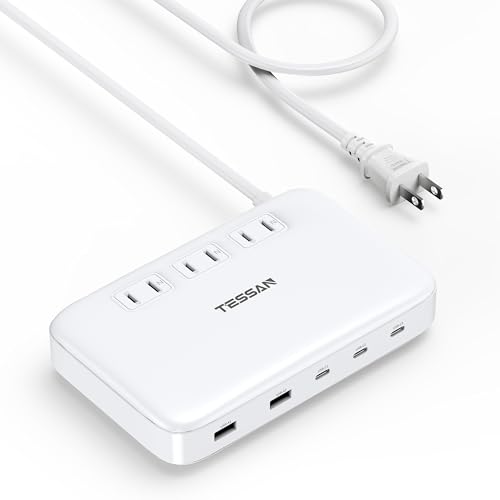 USB 急速充電器 130W usb コンセント 延長コード 1.5m 充電ステーション 電源タップ 携帯充電器 テーブルタップ タイプc 3個AC口 3個Type-Cポート 2個type-Aポート PD QC適応 白色
