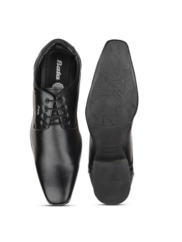 Bata Men's Black Lace-up Formal Shoes - Image 6