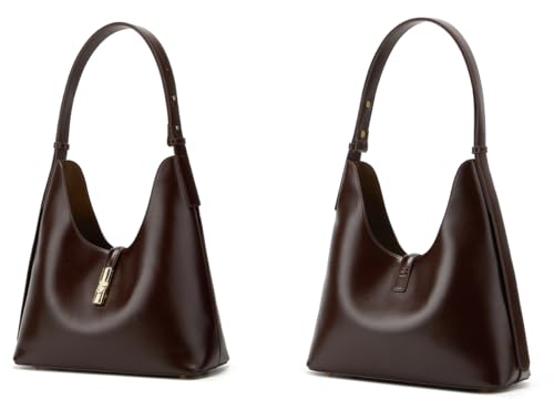 Vintage PU Leather Handbags for Women Tote Bag 2pcs Hobo Shoulder Cluth Purse4