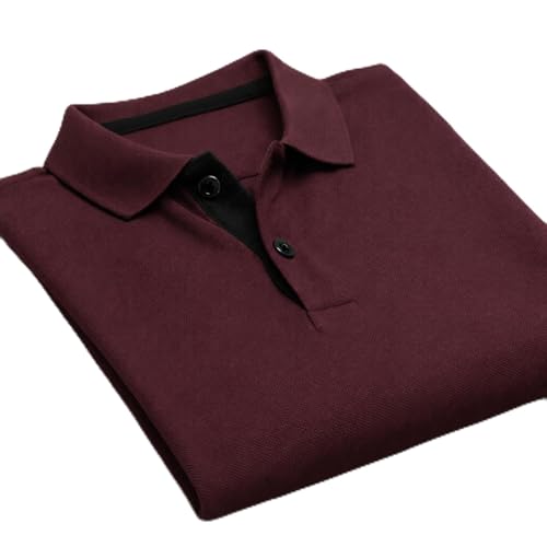 Image of Cotton Polo T-Shirt for Men | Solid Color Regular Fit Collar Neck T-Shirt
