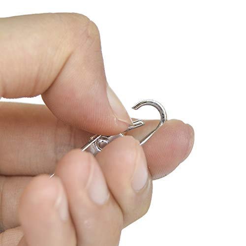 Zipper Pull Tab Repair Replacement Metal Zipper Pulls Extension Easy Use Zippers Tags Extender Handle Mend Fixer for Luggage Backpack Suitcase