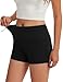 Rapbin Shorts for Women Ladies Biker Yoga Athletic Shorts Fashion Fold Over Summer Casual Micro Bottoms XL