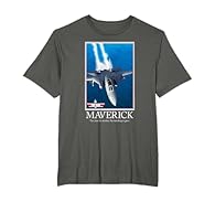 Officially licensed Top Gun movie merch. This action movie tells the story of hot shot aviators as they attend the Naval Fighter Weapons School. Our gear is perfect for new and old fans of this blockbuster film that feel the need for speed. Perfect g...