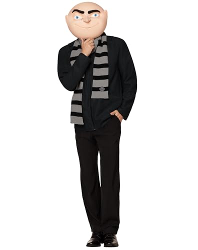 Spirit Halloween Minions Adult Gru Costume | Officially Licensed | Gru Outfit - Medium