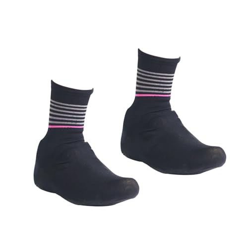 POPETPOP 1 par Cubiertas de Zapatos para Ciclismo para Hombre y Mujer Calientes para Montar al Aire Libre Compatible con Zapatos de Carretera y de Montaña Negro miniatura 1