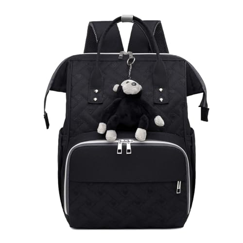 Mochila Maternidade Impermeável Multifuncional- Estilo e Praticidade para Mamães Modernas, Com Grande Capacidade para Todo o Essencial do Bebê (PERTO-3)