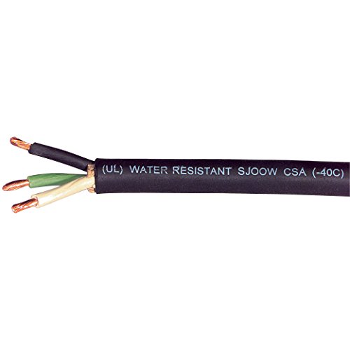Carol 10 AWG 3C SJOOW Power Cable 25 ft.