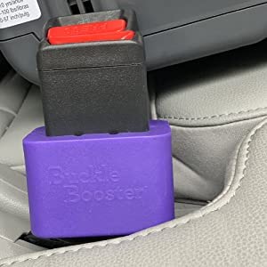 Elevador de hebilla para cinturón de seguridad (1 unidad, morado) miniatura 6