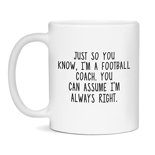 Football Coach Always Right Mug