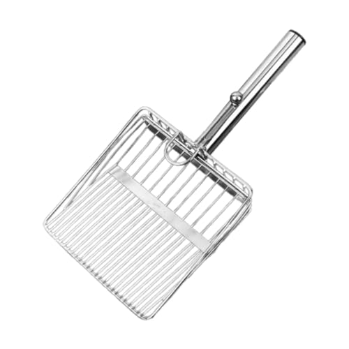 KQFCAZRE 猫砂ふるいスコップ ペット用掃除ツール エクストラワイド 子犬・子猫用砂スコップ, ストリップ