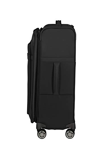 Samsonite Airea - Spinner M Expandable, Suitcase, 67 cm , 73.5/81.5 L, Black (Black)