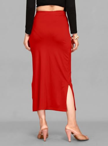 Image of ALYNE Blended Saree Shapewear Petticoat for Women, Women's Blended FullElastic with Drawstring Saree Shapewear, Skirts for Women,Shape Wear Dress for Saree