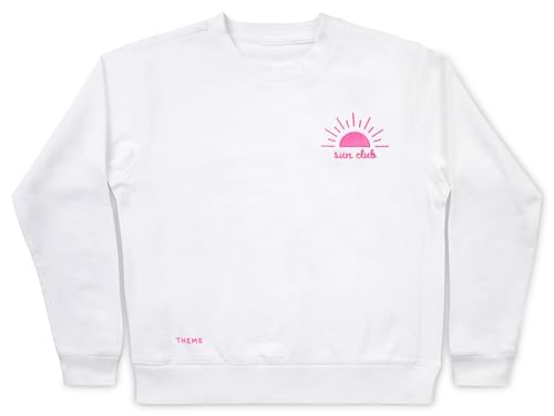 iscream + THEME NYC Big Girls French Terry Crewneck Applique and Embroidered Accent Sweatshirt Collection2