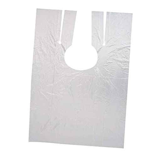 Cabilock Haircut Cape Protective Hair Dye Shawl 110x150cm Waterproof Disposable Easy to Use