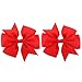 Babymatch Pinwheel Hair Bows for Girls Big Large with Metal Clips 4 inch 40pcs (20 colors x 2)