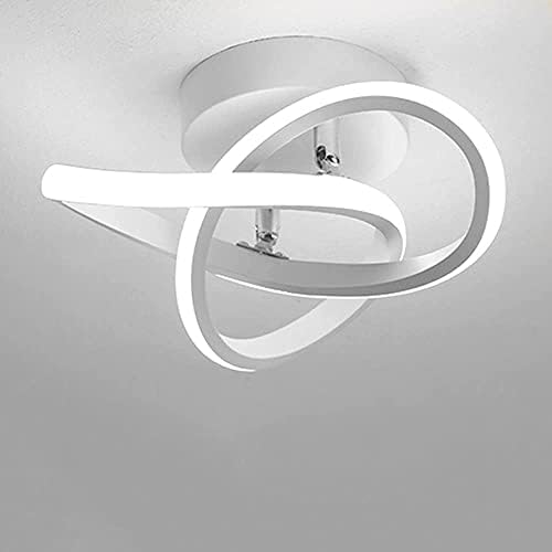 Modern LED Ceiling Lights, 22W Creative Flower Shape Ceiling Light, Balcony Aisle Ceiling Lamp, Home Corridor Porch Ceiling Lights Cloakroom Lamp, Cool White 6000K Ceiling Chandelier