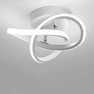 Modern LED Ceiling Lights, 22W Creative Flower Shape Ceiling Light, Balcony Aisle Ceiling Lamp, Home Corridor Porch Ceiling Lights Cloakroom Lamp, Cool White 6000K Ceiling Chandelier