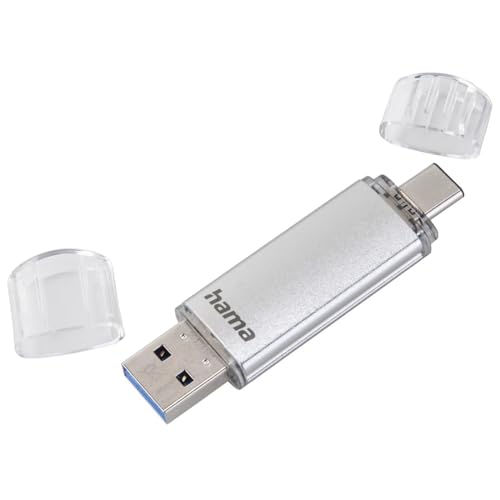 Chiavetta USB 3.0 e USB 3.1, tipo C argento argento 64 GB - Chiavetta USB - Immagine 1