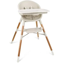 1 of Skip Hop Baby High Chair 4-in-1 Convertible High Chair, EON, Oat