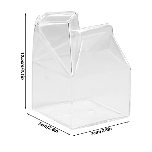 Shanrya Taza De Leche, Vasos De Agua Transparentes, para Té, Café, Leche, Zumos De Frutas, Bebidas Home Cafe - Imagen 8