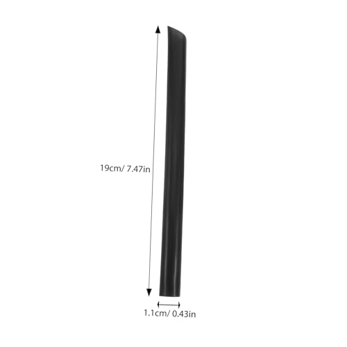Ciieeo 100 pitillos desechables negros de 19 cm miniatura 2