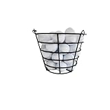 pisipeゴルフバスケット ゴルフ練習用ボールボックス 収納バスケット ポータブル ゴルフ練習用コンテナ スチールワイヤー素材 頑丈なゴルフバケツ (小サイズ（約50個）) [並行輸入品]