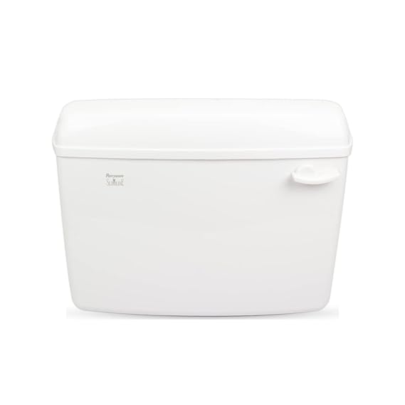 Parryware Slimline Uno Polymer Standard Toilet Flush Tank Cistern (White) Set of 1 pic ecs00141006 (E8348)