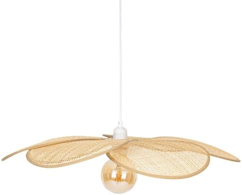 Atmosphera - Suspension Pétales Rym en Bambou - Beige, D. 62 cm, ...