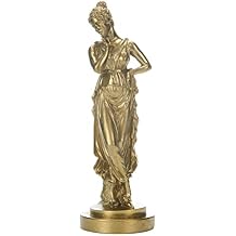 BEAUTIFUL GREEK STATUES Persephone Goddess Of The Underworld Springtime Flowers&Vegetation Statue Bronze Tone 7 Inches