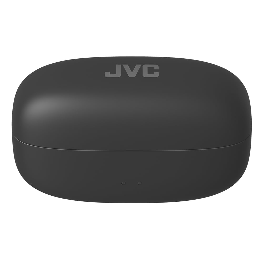 JVC Nearphones HA-NP1T-B, Cuffie in stile Earcuff con archetto lucido, vestibilità comoda, connessione multipoint, Bluetooth 5.3, autonomia di 24 ore, compatibili con app - Nero