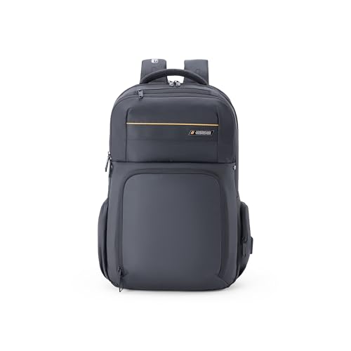 Image of American Tourister Segno 4.0 | 30 Ltrs | 3 Compartments | Bottle Pocket | Ergonomic Padded Back Panel & Shoulder Straps | Laptop Backpack | 1 Year International Warranty | Black