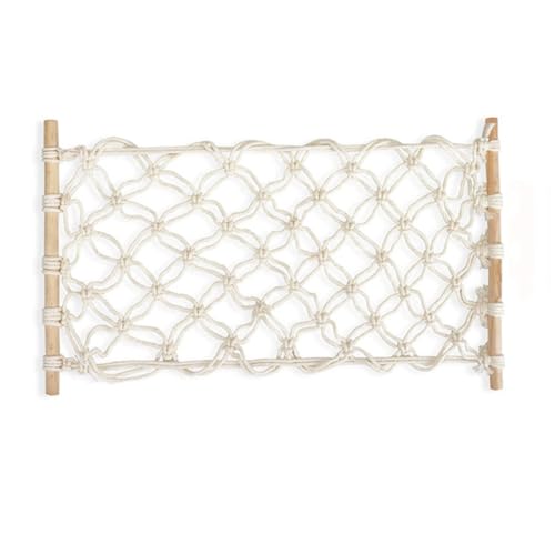 Cesta colgante de red PRETYZOOM para frutas y almacenamiento decorativo 5