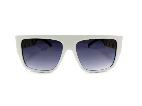 NYFASHION101 Unisex Celebrity Style Thick Chain Look Acrylic Sunglasses2