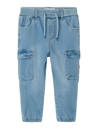 NMMBEN Baggy R Cargo Jeans 9770-YT Noos con cuerpo de manga larga en denim seleccionado