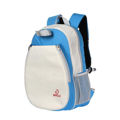 Bolsa de raqueta de bádminton y organizador deportivo de hombro con compartimentos