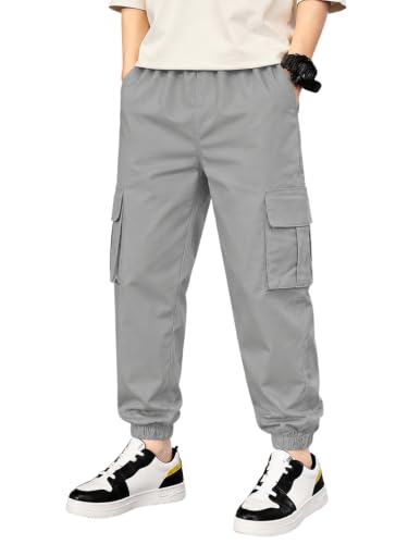 Image of TAGAS Boys Side Pocket Cargo Pant|| CargoPants|| Regular Slim Pant for Kids ||Relaxed Trouser ||Joggers Pant for Men ||Boy Loose Comfortable Cargos|