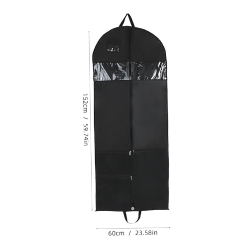 Garment Bag for Travel and Storage Waterproof Suit Cover Zipper Lightweight Fabric for Dresses and Coats 1-Pack Hanging Clothes Protector2
