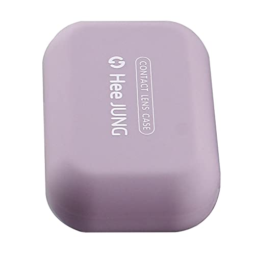 Mini étui portable pour lentilles de contact avec miroir boîte de lentilles de contact de voyage kit conteneurs lunettes accessoires, Rose