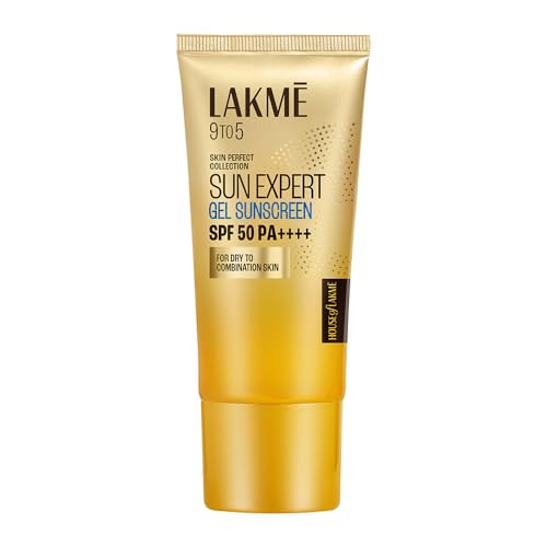 Image of Lakmē Water Light Gel In-Vivo tested SPF 50 PA++++ Sunscreen with Niacinamide For Oily Skin, With New-Age UV Filters, Boosts Glow, Reduces Dullness & Dark Spots 50g