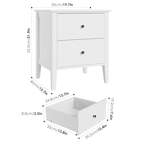 Commode 5 tiroirs et 2 tables de chevet pour libérer l'espace chambre - 5