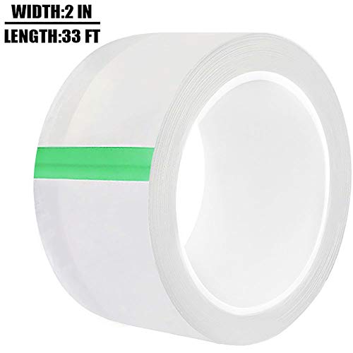 Caulk Tape Clear 2" x 33', Caulking Waterproof Adhesive Strip for Kitchen Sink
