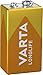 Varta Pila de 9 V Longlife 6LR61 (paquete de 1 unidad), pilas alcalinas E-Block - «Made in Germany» - Adecuado para los detectores de incendios, detectores de humo, afinadores